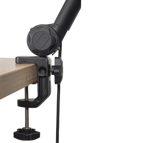 Gator Frameworks Deluxe Desk-Mounted Broadcast Microphone Boom Stand For Podcasts & Recording, Integrated XLR Cable, (GFWBCBM3000) - style: 3000 Series