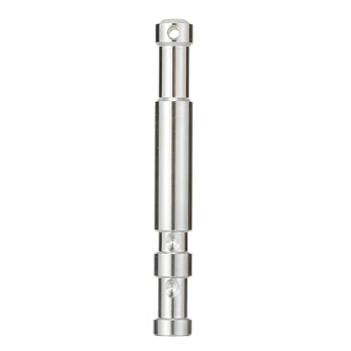 PHOCUS 4.92inch Long Double Stud 5/8" Baby Pin Attach with Super Clamp, Grip Head for Photography Lighting