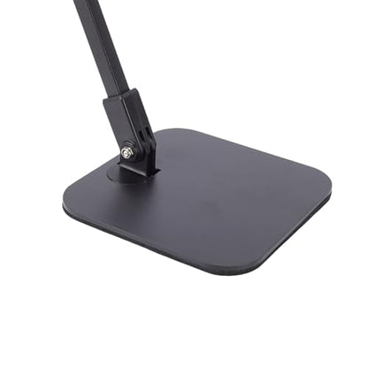 Desktop Phone Stand, Height Adjustable Phone Holder with 360 Degree Rotatable Arm and Stable Steel Base for Live Streaming Recording Video Calls and Work from Home Meetings