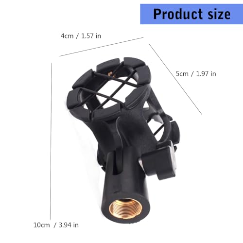 Microphone Mic Stand Suspension Shock Mount Pencil Clip Clamp Holder Bracket With Cold Shoe Mount Stand Replacement