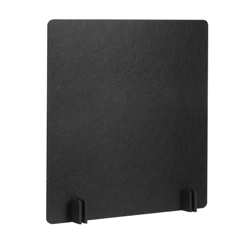 PATIKIL Desk Dividers 24" x 24", 1 Pack Desk Privacy Panel Freestanding Noise Reducing Partition Acoustic Panel with 4Pcs Support Feet for Testing Office Home Library, Black Style B - color: Black Style B, size: 24" x 24"
