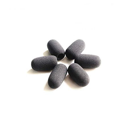Microphone Covers Compatible with Lightspeed Aviation Pilot Headset Mic Windshield Foam Sponge Windscreen Pack of 10 x