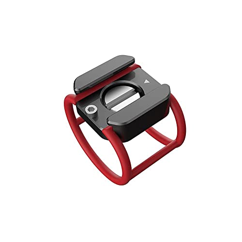 NICEYRIG Hot Shoe Mount Adapter with Wrapping Rubber Band, Multi-Functional Cold Shoe Base for Camera Cage, Cheese Plate, Gimbal Arm, Light Stand - 461