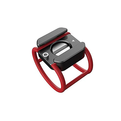 NICEYRIG Hot Shoe Mount Adapter with Wrapping Rubber Band, Multi-Functional Cold Shoe Base for Camera Cage, Cheese Plate, Gimbal Arm, Light Stand - 461