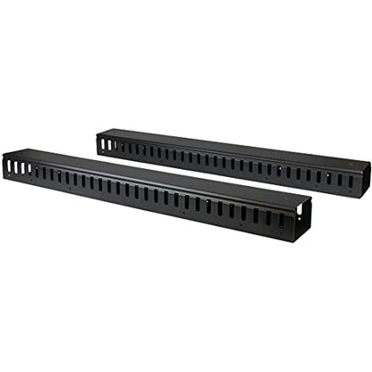 StarTech 40U Vertical Cable Manager, Finger Ducts, 2-Pack 3ft (CMVER40UF) - style: 40 U | Vertical