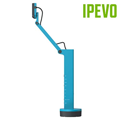 IPEVO VZ-X Wireless 8MP Document Camera, 3 Modes of Connectivity — Wi-Fi, HDMI, and USB, Compatible with Web Conferencing Software, Works Wirelessly with iOS, tvOS, and Android,Black, Blue - style: Wireless, HDMI and USB Connection