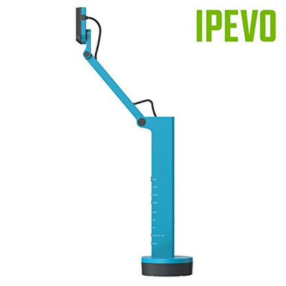 IPEVO VZ-X Wireless 8MP Document Camera, 3 Modes of Connectivity — Wi-Fi, HDMI, and USB, Compatible with Web Conferencing Software, Works Wirelessly with iOS, tvOS, and Android,Black, Blue - style: Wireless, HDMI and USB Connection