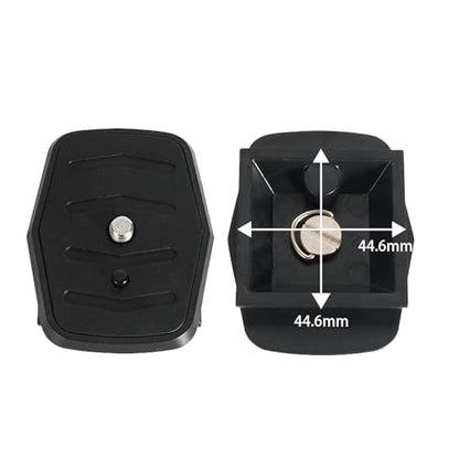 2-Pack Universal Quick Release Plate Set for Velbon Tripods, Compatible with CX-444, CX-888, CX-460, DF-50 - Durable, Easy-to-Use Quick Release System for Efficient Photography (44.6 * 44.6mm) - color: 44.6*44.6mm