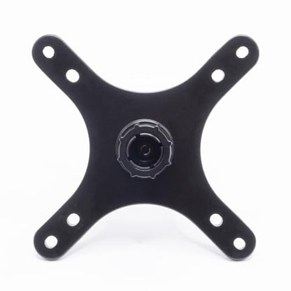 Kado Portable Monitor Stand Adapter 17mm Ball Head to 100x100mm 75x75mm | Universal Wall Mount Arm Mount Bracket Plate, Tripod Camera Stand for Desktop Monitor Portrait/Landscape Mode - style: Black with Ball Head