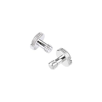CAMVATE 1/4"-20 Slotted Screw for Camera Quick Release Plate (2 Pieces)