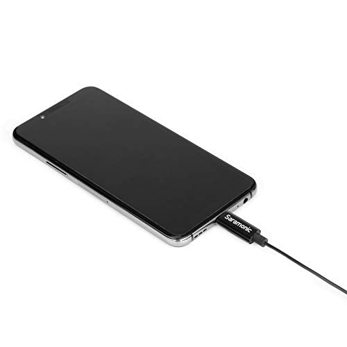 Saramonic LavMicro U3A USB-C Lavalier Microphone, Android, new iPad, Computers & More with 6.6' Cable & 90˚ Adapter for Vlogging, Interviews, YouTube, TikTok, Live Streaming - style: USB-C - 6.6'