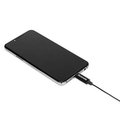 Saramonic LavMicro U3A USB-C Lavalier Microphone, Android, new iPad, Computers & More with 6.6' Cable & 90˚ Adapter for Vlogging, Interviews, YouTube, TikTok, Live Streaming - style: USB-C - 6.6'