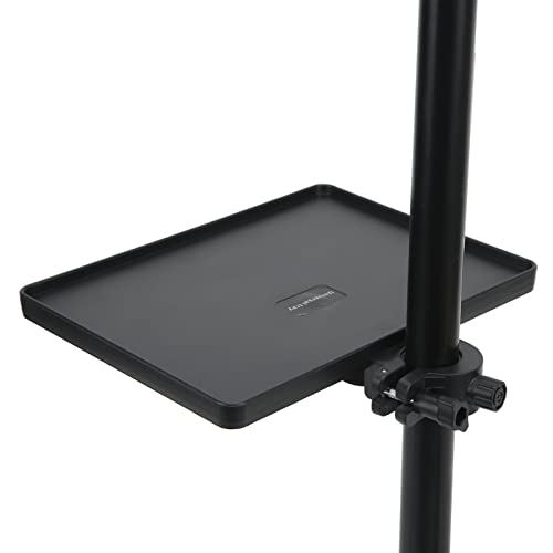 ABS Sound Card Tray, Multifunctional Live Broadcast Holder, Adjustable Microphone Stand Tray Accessory for Stage Studio Control Room