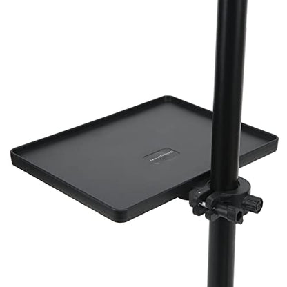 ABS Sound Card Tray, Multifunctional Live Broadcast Holder, Adjustable Microphone Stand Tray Accessory for Stage Studio Control Room