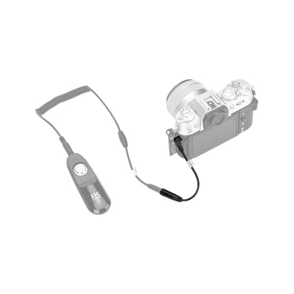 JJC 3.5mm TRS Male to 2.5mm Female Shutter Remote Adapter Converter for Fuji Fujifilm X-E5 XE5 X-M5 XM5 X-T50 XT50 GFX100RF GFX 100S II GFX100 II GFX100II Cameras, Allows to Connect Fuji RR-100 Remote - size: 3.5mm Male to 2.5mm Female