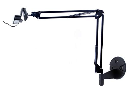 Webcam Stand Kit, 2in1 Wall Mount and Clamp Arm Holder for Logitech C920 C920s C922x C930e C925e Brio