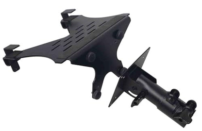 ProX X-LTF01BL Universal Laptop Tray + VESA Monitor Mounting Bracket fits on Speaker Stand 1-3/8" Pole Black