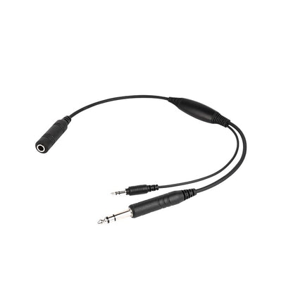 Audio Recorder Adapter for GA Aviation Pilot Headsets, Smartphone and Aircraft Cockpit Voice Recorder