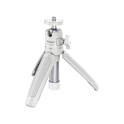 ULANZI Extension Pole Tripod, Mini Selfie Stick Tripod Stand Handle Grip for iPhone 13 Pro Max Smartphone OSMO Pocket 4 3 Canon G7X Mark III Sony RX100 DJI Osmo Nano Cameras Vlogging - color: White