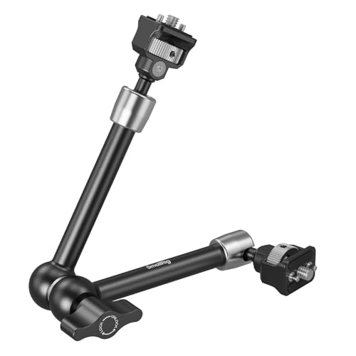 SMALLRIG 11'' Magic Arm with 1/4"-20 Screws & Spring-Loaded Pins, 1.5kg Load Capacity, 360° Dual Ball Head, Non-Slip Design for Cameras/Lights/Monitors/Mics/Phones – 5309 - style: 1-Pack (Upgraded Version)