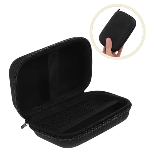 Eva Hard Case for Digital Voice USB Cable Compact Electronics Gear Bag Durable Travel Organizer for Camera Accessories Lightweight and Protective Storage Black Oxford