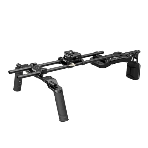 SmallRig Classic Shoulder Rig Kit, Lightweight & Portable (2.98 lb), Dual Handles 15mm Rods, Shoulder Mount Video Rig with Quick Release for Arca, for SmallRig Follow Focus, for DSLR, for Filmmaking - style: Classic