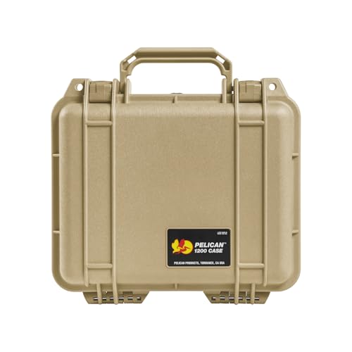 Pelican 1200 Case With Foam (Desert Tan) - color: Desert Tan