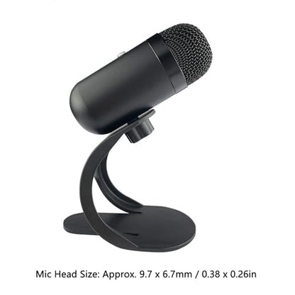 Tangxi USB Microphone with Quick Mute, Desktop Condenser Microphone for Gaming Recording Streaming, 360 Omnidirectional Sound Pickup with Stand