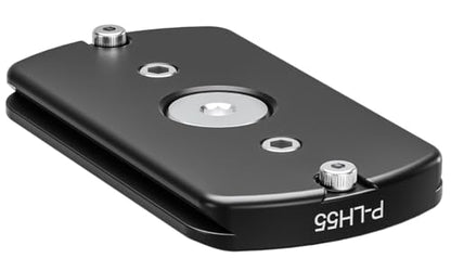 Leofoto P Series QR Base Plates, Quick Link Head Base, Anti-Twist Screws, Arca Compatible (P-LH55) - size: P-LH55