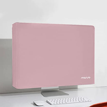 MOSISO Monitor Dust Cover 26, 27, 28, 29 inch Anti-Static Dustproof LCD/LED/HD Panel Case Computer Screen Protective Sleeve Compatible with iMac 27 inch, 26-29 inch PC, Desktop and TV, Pink - color: Pink, size: 26-29 inch