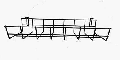 Under Desk Cable Organizer 14 Inch Wire Tray | Table Cord Management Basket | Desk Cable Raceway (2 Pack) - size: 14 Inch