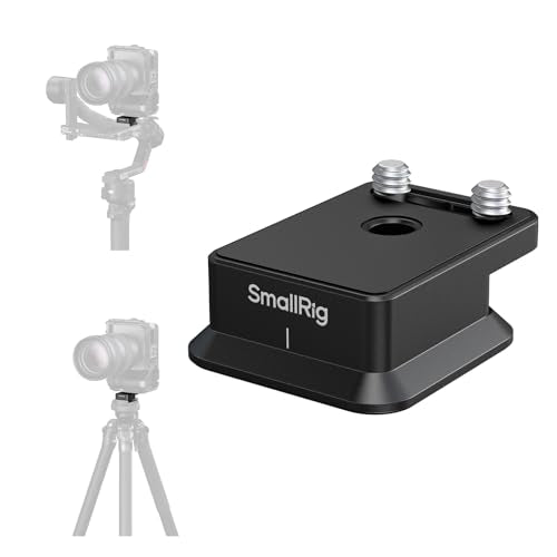 SmallRig Quick Release Plate for Arca-Type, Universal Baseplate with 1/4''-20 Screw, for Camera Cages, for Vertical Shooting - 5802 - style: For Vertical