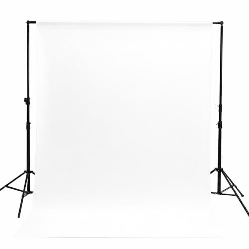 Kate 6ft×9ft White Photography Backdrop Solid White Photo Background for Portrait, Seamless Pure Backdrop for Photo Booth Studio Photography - color: White, size: 6ftX9ft