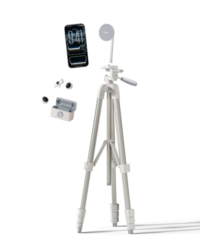 Belkin Stage Content Creator Essentials, Tripod for iPhone, Magnetic Phone Mount, Dual Wireless Microphones - Portable Vlogging kit for iPhone, Android, TikTok, YouTube, Streaming, Instagram Creators - style: Content Creator Kit