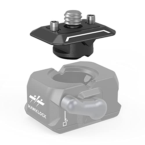 SmallRig Quick Release Plate with 1/4" Screw, HawkLock Quick Release Top Plate for Stabilizer, Action Camera, Monitor, LED Light, QR Top Plate for SmallRig HawkLock Quick Release System - 3730C - style: QR Top Plate