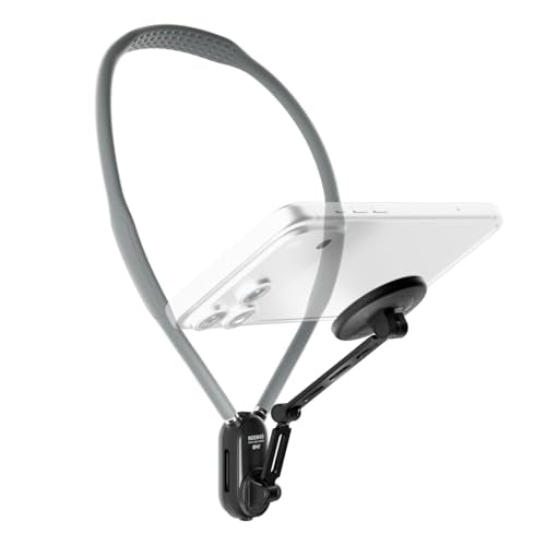 NEEWER Magnetic Phone Neck Holder, Quick Release Cell Phone Chest Mount Stand Adjustable Compatible with MagSafe iPhone Samsung Android, Accessories Kit for POV Vlogging Selfies Video Recording, GP47 - style: GP47
