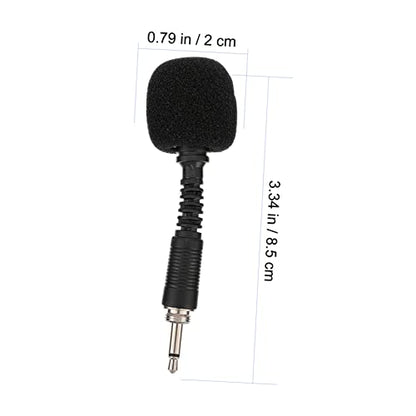 BESPORTBLE 2Pcs Line Microphone Noise Canceling Mic for Laptop Omnidirectional Design Plug and Sensitivity Sound Reproduction for Streaming and Recording