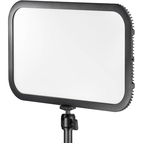 Godox E-Sport LED Light Panel, 2800–6500K Bi-Color, CRI 96 TLCI 97, Magnetic Detachable Remote, iOS/Android App Control, Silent Cooling, Table Mount Included (ES45K)
