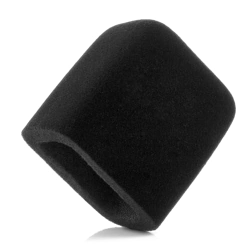 LEFXMOPHY AM8 Pop Filter, Windscreen Compatible with FIFINE AM8 Microphone Replacement Flocked Protector Black Cover