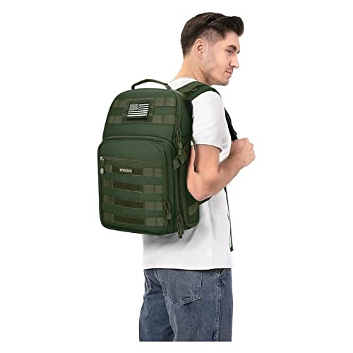 MOSISO Camera Backpack, DSLR/SLR/Mirrorless Tactical Camera Bag Case with Laptop Compartment Compatible with Canon/Nikon/Sony, Army Green - color: Army Green