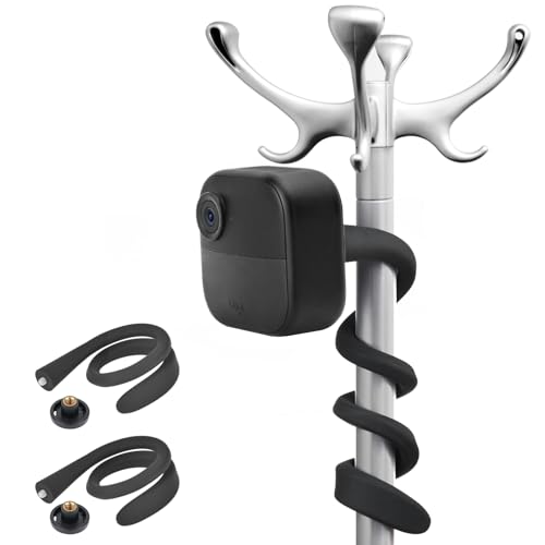 ALERTCAM 2Pack Flexible Twist Mount for Blink XT, Blink XT2, Blink Mini, Blink Outdoor 4 (4th Gen) / (3rd Gen) Home Security Camera System - Black - color: Black