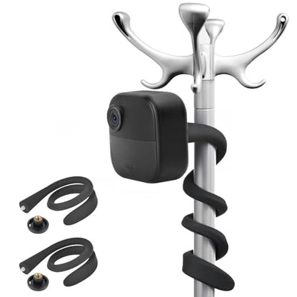 ALERTCAM 2Pack Flexible Twist Mount for Blink XT, Blink XT2, Blink Mini, Blink Outdoor 4 (4th Gen) / (3rd Gen) Home Security Camera System - Black - color: Black