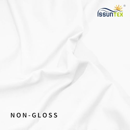 ISSUNTEX 9X15 ft Background Polester Backdrop, Photo Studio, Collapsible High Density Screen for Video Photography and Television-White - color: White