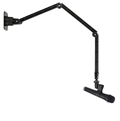 Microphone Wall Mount, Ceiling Holder Stand compatible with Blue Yeti X Nano Snowball and Shure HyperX Razer Microphones