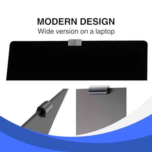 Webcam Cover Slide for Laptop & Tablet Camera Privacy, No Adhesive No Residue, Flexible Cover for MacBook, iPad, PC & More, 2 Sizes Included, 6 Pack, Made in USA