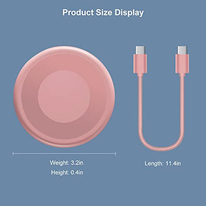 YANZIE USB Adapter Kit, Travel Charging Organizer Case with USB C, Micro USB and Lightning-Compatible Adapters, SIM Card Holder, Eject Pin and Phone Stand for Travel, Office and Car, Pink - color: Pink