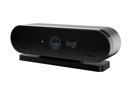 Logitech Logi 4K Pro Magnetic Webcam for Pro Display XDR, Video Calling Conferencing Recording, Zoom and Microsoft Teams, Ultra HD, Pro Streaming Web Camera (Renewed), Black