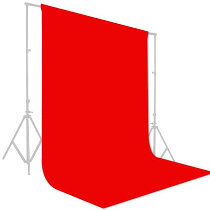 GFCC 6FT x 10FT Red Polyester Backdrop Curtain for Wedding Party Banquet,Fabric Backdrop - color: Red, size: 6ftx10ft