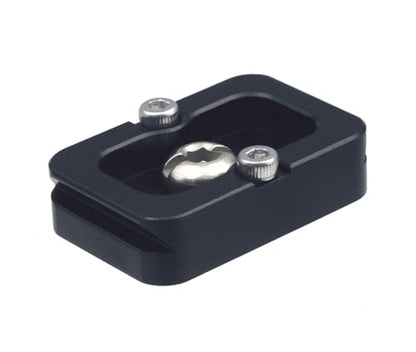PU-25 25mm Universal Quick Release QR Plate Mini Plate Compact Camera Mount for Tripod Monopod Ball Head DSLR Camera, Arca-Swiss Compatible