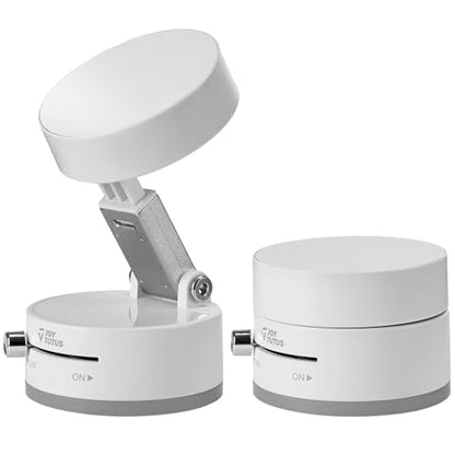 JOYTUTUS Shower Phone Holder, Reusable Suction Cup Phone Mount for Shower, Mirror, Kitchen, Window & Bathroom, Magsafe Wall Mount Compatible with iPhone 17, 16, 15, 14, 13 & All Phones,White,1 Pack - color: White